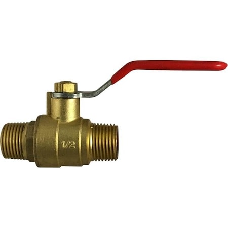 Midland Industries Midland Industries 944112 0.5 MIP x MIP Forged Male x Male Mini Ball Valve 944112